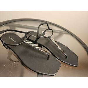 Makris Greek Leather Flat Sandals NWOT Size 10